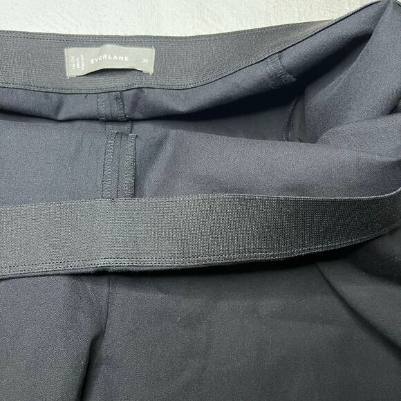 Everlane Curvy Side Zip Black Trousers Women’s Plus Size 20 Elastic Waistband - Picture 8 of 12